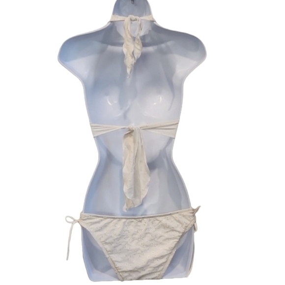 Arizona Jeans Company Eyelette Halter Bikini - Picture 3 of 8